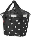 KLICKfix reisenthel Bikebasket 15 - Lenkerkorb 35 cm (black dots)