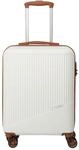 Travelite Bali - 4-Rollen-Kabinentrolley S 55 cm (wei&szlig;/cognac)