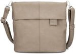 zwei Mademoiselle M8 - Umh&auml;ngetasche 25 cm (nubuk-cappuccino)