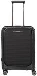 Travelite Mooby - 4-Rollen-Kabinentrolley mit Vortasche S 55 cm (black)