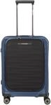 Travelite Mooby - 4-Rollen-Kabinentrolley mit Vortasche S 55 cm (marine)