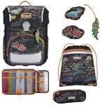 Scout Neo Exklusiv Safety Light - Schulranzen Set 5tlg. (Flames)