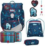 Scout Alpha Exklusiv LED - Schulranzen Set 4tlg. (White Unicorn)