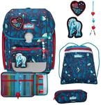 Scout Genius Exklusiv LED - Schulranzen Set 4tlg. (White Unicorn)