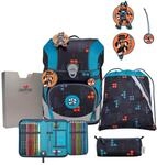 DerDieDas ErgoFlex Tiny - Schulranzen Set 5tlg. 900g (Ninja Fighter)