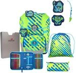 DerDieDas ErgoFlex Tiny Exklusiv Neon - Schulranzen Set 5tlg. 900g (Monster)