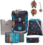 DerDieDas ErgoFlex Easy - Schulranzen Set 5tlg. 950 g (Ninja Fighter)