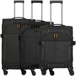Travelite Briize - 4-Rollen Trolley Set 3tlg. S/M erw./L erw. (schwarz)