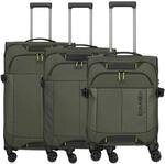 Travelite Briize - 4-Rollen Trolley Set 3tlg. S/M erw./L erw. (khaki)