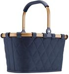 reisenthel carrybag xs - Einkaufskorb 21 cm (frame rhombus midnight gold)