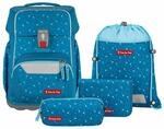 Step by Step Basis - Schulranzen Set 4tlg. (Blue Hearts)