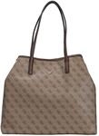 Guess Eco Victtoria - Shopper 2in1 L 40 cm (latte logo/brown)