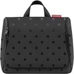 reisenthel cosmetics toiletbag XL - Kulturbeutel 28 cm (glossy dots black)