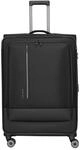 Travelite Crosslite - 4-Rollen-Trolley XL 81 cm erw. (schwarz)