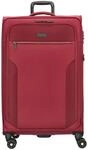 D&N Travel Line 9704 - 4-Rollen-Trolley L 78 cm erw. (dark red)