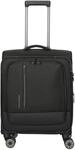 Travelite Crosslite - 4-Rollen-Kabinentrolley S 55 cm erw. (schwarz)