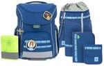 L&auml;ssig School Set Slim Unique - Schulranzen Set 7tlg. (Dark Blue)