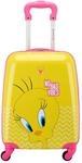 Roncato Looney Tunes Kids - 4-Rollen-Kindertrolley 44 cm (Tweety Giallo)