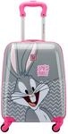 Roncato Looney Tunes Kids - 4-Rollen-Kindertrolley 44 cm (Bugs Bunny Grigio)