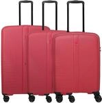 Travelite Air Stripe - 4-Rollen-Trolley Set 3 tlg. (red)