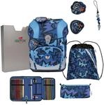 DerDieDas ErgoFlex Tiny - Schulranzen Set 5tlg. 900g (Dark Dragon)