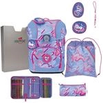DerDieDas ErgoFlex Tiny Exklusiv Superflash - Schulranzen Set 5 tlg. 900g (Magic