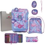 DerDieDas ErgoFlex Easy Exklusiv Superflash - Schulranzen Set 5 tlg. 950g (Magic