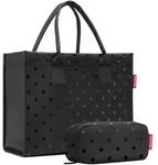 reisenthel Daily Shopper - Geschenkset 2 tlg. (glossy dots black)