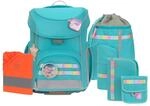L&auml;ssig School Set Slim Unique - Schulranzen Set 7tlg. (Turquoise)