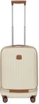 Brics Taormina - 4-Rollen-Kabinentrolley mit Vortasche 55 cm erw. USB (creme)