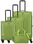 Travelite Corsiica - 4-Rollen-Trolley Set 4tlg. erw. (fresh green)