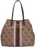 Guess Victtoria Large 2 in 1 Tote - Shopper 40 cm (latte logo/brown)