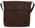 zwei Mademoiselle M8 - Schultertasche 25 cm (nubuk-espresso)
