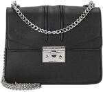 Seidenfelt Roros - Schultertasche 21 cm (black/silver)