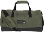 adidas 3 Stripes Duffel Bag Small - Weekender (olive strata/black)
