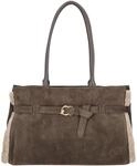 Coccinelle Sabine Soft - Schultertasche 36 cm (fango/wart.t/fan)