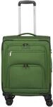 Travelite Cubis - 4-Rollen-Kabinentrolley 55 cm erw. (green)