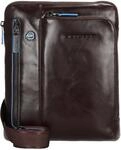 Piquadro Blue Square - Schultertasche 24.5 cm (mahogany)