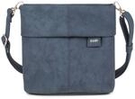 zwei Mademoiselle M8 - Schultertasche 25 cm (nubuk-blue)
