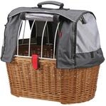 KLICKfix Doggy Basket Plus 40 - Hundefahrradkorb (Korbklip) 52 cm (brown/grey)
