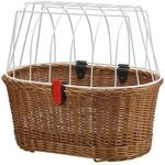 KLICKfix Doggy Basket 40 - Hundefahrradkorb (Korbklip) 52 cm (braun)