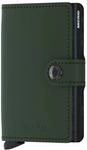 Secrid Matte Miniwallet - Geldb&ouml;rse RFID 6.5 cm (green-black)