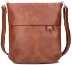 zwei Mademoiselle M12 - Schultertasche 32 cm (cognac)