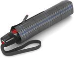 Knirps T.200 M Duomatic - Taschenschirm Regenschirm (check grey)