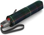 Knirps T.200 M Duomatic - Taschenschirm Regenschirm (check hunter)