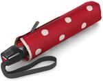 Knirps T.200 M Duomatic - Taschenschirm Regenschirm (dot art red)