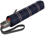 Knirps T.200 M Duomatic - Taschenschirm Regenschirm (check black/white)