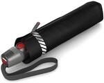Knirps T.200 M Duomatic - Taschenschirm Regenschirm (reflective black)