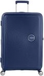American Tourister Soundbox - 4-Rollen-Trolley 77 cm erw. (blau)