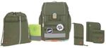 L&auml;ssig School Set Boxy Unique - Schulranzen Set 7tlg. (Olive)